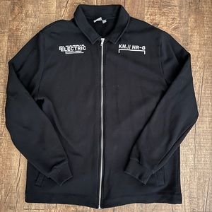 ASOS Zip Up Collared Sweatshirt